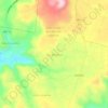 Mapa topográfico Ojo de Agua, altitud, relieve