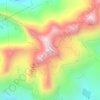 Mapa topográfico Chacaltaya, altitud, relieve