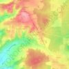 Mapa topográfico Les Mesniers, altitud, relieve