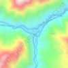Mapa topográfico Chiple, altitud, relieve