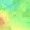 Mapa topográfico Терволово, altitud, relieve