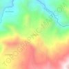 Mapa topográfico La Papaya, altitud, relieve