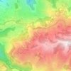 Mapa topográfico Bhersaf, altitud, relieve