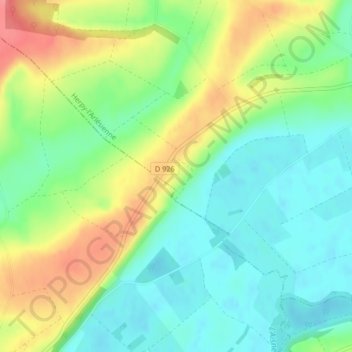 Mapa topográfico Beau Repaire, altitud, relieve