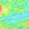 Mapa topográfico Velpe, altitud, relieve
