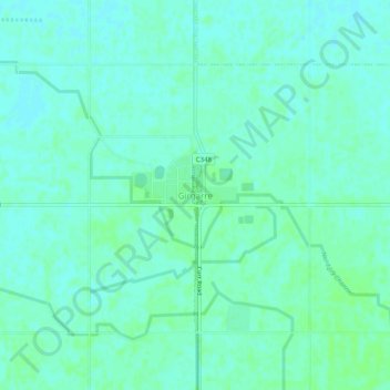 Mapa topográfico Girgarre, altitud, relieve