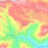 Mapa topográfico El Sauce, altitud, relieve