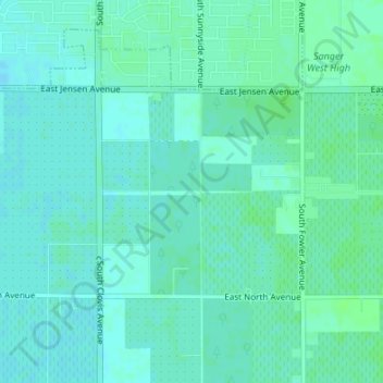 Mapa topográfico Mattei, altitud, relieve