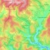 Mapa topográfico Alte Heide, altitud, relieve