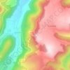 Mapa topográfico Roche Nité, altitud, relieve