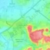 Mapa topográfico Stoke-sub-Hamdon, altitud, relieve