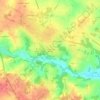 Mapa topográfico La Poste de Gesvres, altitud, relieve