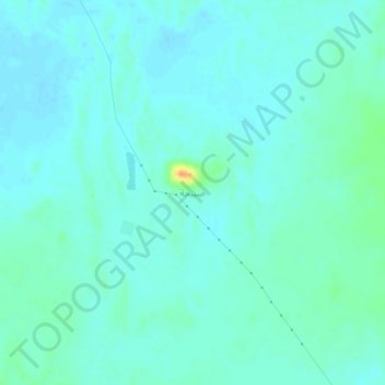 Mapa topográfico Subayhah, altitud, relieve