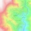 Mapa topográfico Sacachacaypa, altitud, relieve