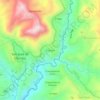 Mapa topográfico El Guabo, altitud, relieve