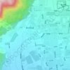Mapa topográfico Ronghua, altitud, relieve