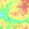 Mapa topográfico Les Chaumes, altitud, relieve