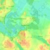 Mapa topográfico Muggesfelde, altitud, relieve