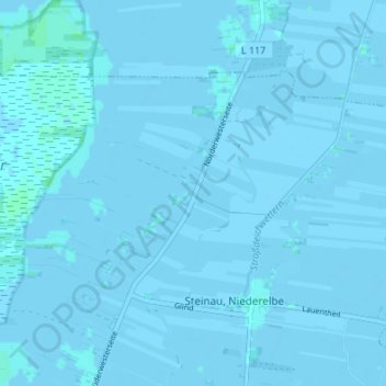 Mapa topográfico Norderwesterseite, altitud, relieve