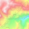 Mapa topográfico Orogolday, altitud, relieve
