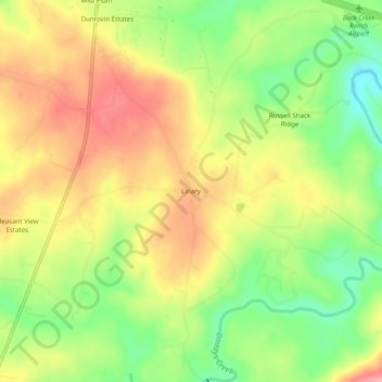 Mapa topográfico Humptulips, altitud, relieve
