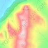 Mapa topográfico Ben Loyal, altitud, relieve