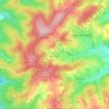 Mapa topográfico Hohl, altitud, relieve