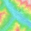 Mapa topográfico Riva Valdobbia, altitud, relieve