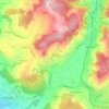 Mapa topográfico Wikartswil, altitud, relieve