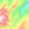 Mapa topográfico Puetaqui, altitud, relieve