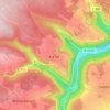 Mapa topográfico Schmieh, altitud, relieve