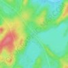 Mapa topográfico Thaddeus, altitud, relieve
