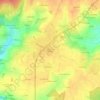 Mapa topográfico La Croix des Champs, altitud, relieve