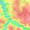 Mapa topográfico Le Petit Launay, altitud, relieve