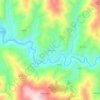 Mapa topográfico Colmeal, altitud, relieve