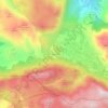 Mapa topográfico la Puigmola, altitud, relieve