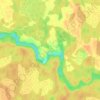 Mapa topográfico Воложба, altitud, relieve