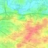 Mapa topográfico La Croix Jussé, altitud, relieve