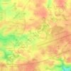 Mapa topográfico Pénéty Tosta, altitud, relieve