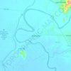 Mapa topográfico Marcovia, altitud, relieve
