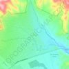 Mapa topográfico Cofradía, altitud, relieve