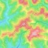 Mapa topográfico Pano, altitud, relieve