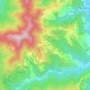 Mapa topográfico Sorbolo, altitud, relieve