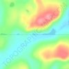 Mapa topográfico Península del Labrador, altitud, relieve