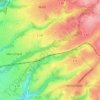 Mapa topográfico Hoffnung, altitud, relieve