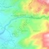 Mapa topográfico Yumina, altitud, relieve