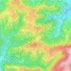 Mapa topográfico Križišče, altitud, relieve