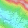 Mapa topográfico Höfing, altitud, relieve