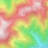 Mapa topográfico Hilsen, altitud, relieve