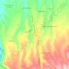Mapa topográfico Pintag, altitud, relieve